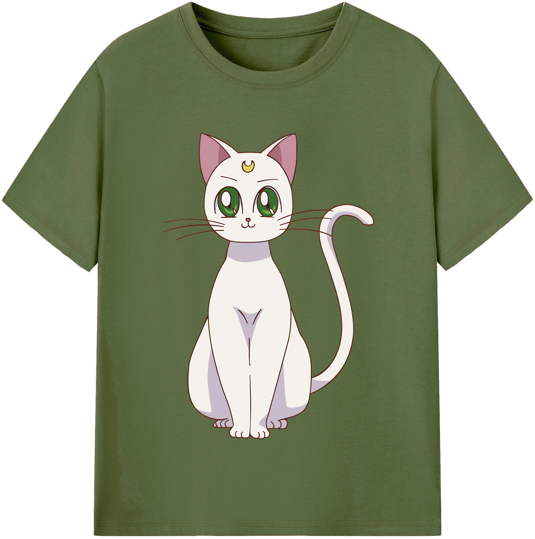 （画像用） 美少女戦士セーラームーン Sailor Moon 綿100％半袖Tシャツ（フロントプリント）